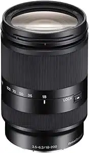 Sony E 18-200mm f/3.5-6.3
