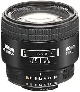 Nikon F 85mm f/1.8