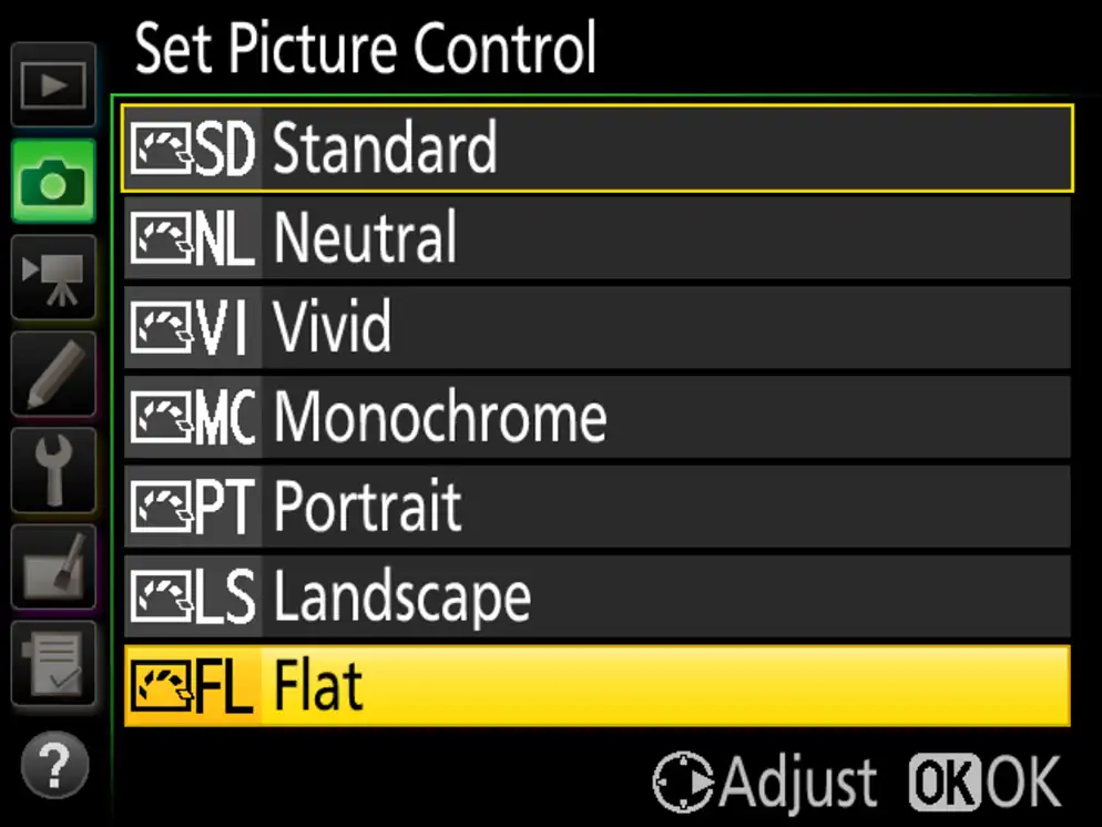 Fujifilm Film Simulation e Nikon Picture Control